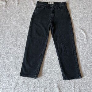 Hollister Men's Charcoal Straight Jeans